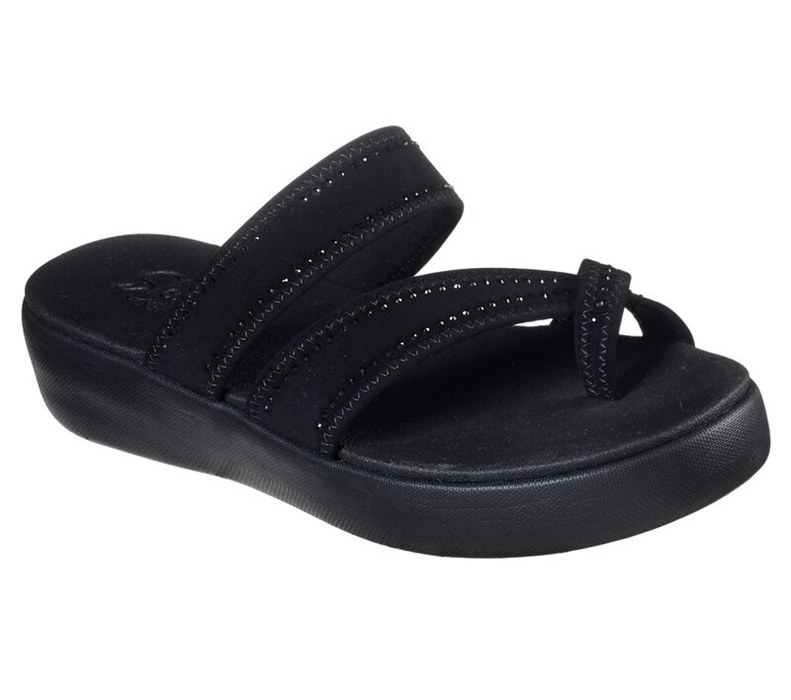 Skechers Dam Svarta Badtofflor - Light Star - Steady Rock 2 - Sverige (TMJNO-4296)